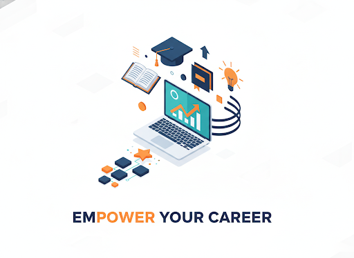 Empower Your Career isometric illustration